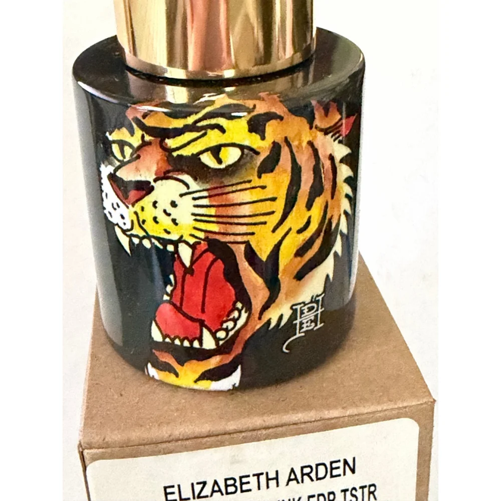 Women's Elizabeth Arden Ed Hardy Tiger Ink EDP TSTR One Size Black Gold